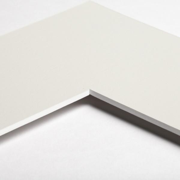 Fertig-Passepartout 40x50 cm (30x40 cm) | Weiß