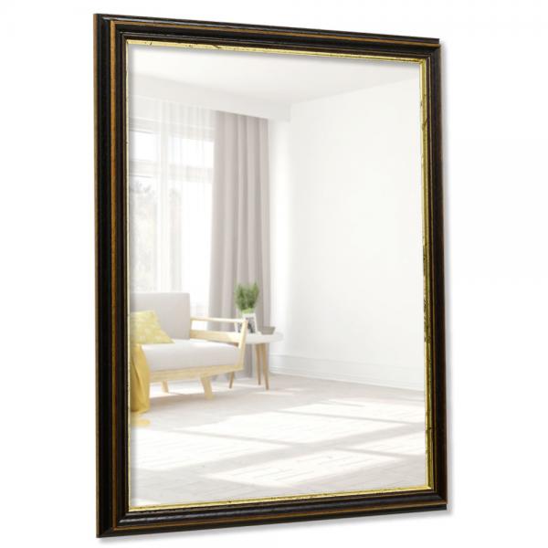 Spiegelrahmen Toulouse 9x13 cm | nussbraun-gold | Spiegel