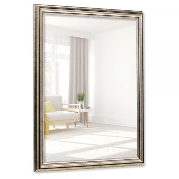Spiegelrahmen Saint-Pierre 10x10 cm | silber | Spiegel