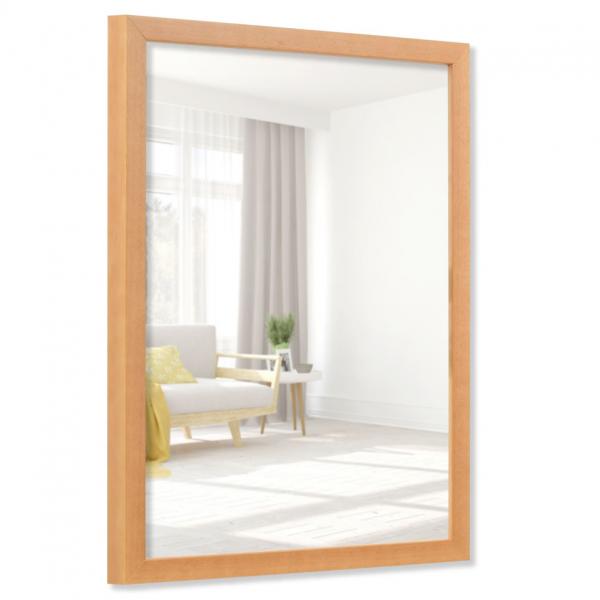 Spiegelrahmen Figari 10,5x14,8 cm (A6) | braun | Spiegel (2 mm)