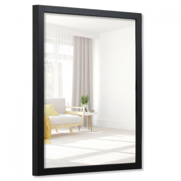Spiegelrahmen Figari 20x25 cm | schwarz | Spiegel (2 mm)