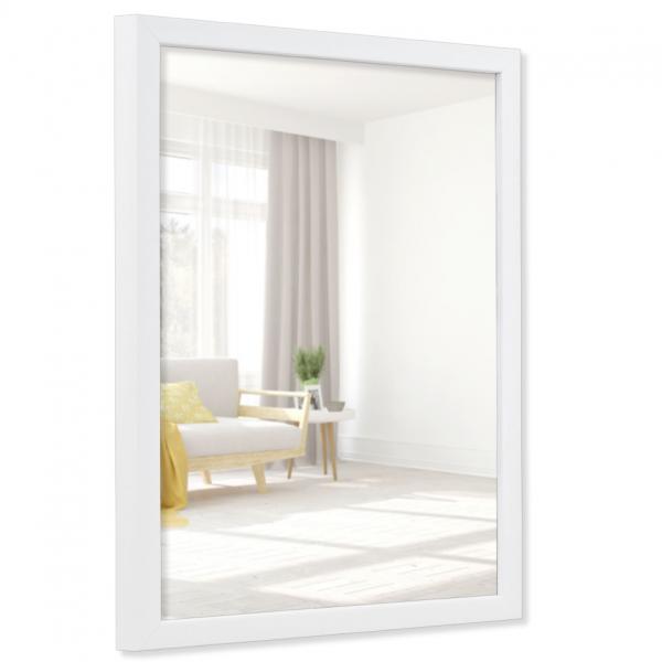 Spiegelrahmen Figari 10,5x14,8 cm (A6) | weiß | Spiegel