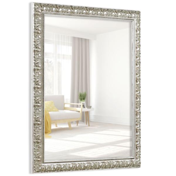 Spiegelrahmen Cassis 50x60 cm | silber | Spiegel