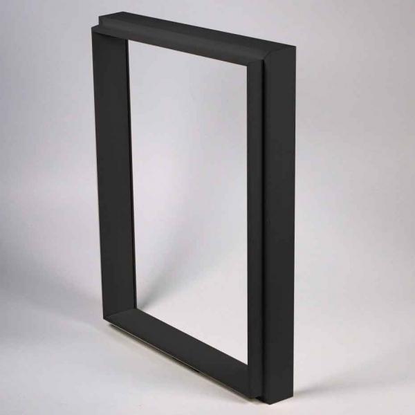 Ergänzungsset Unibox 13x18 cm | schwarz | Leerrahmen (ohne Glas und Rückwand)