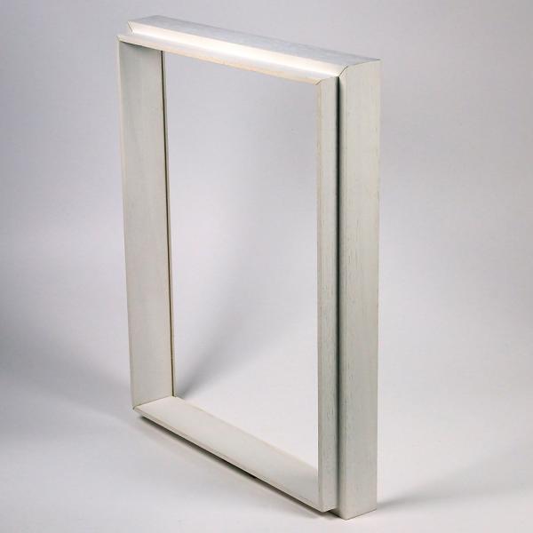 Ergänzungsset Unibox 50x100 cm | weiß | Leerrahmen (ohne Glas und Rückwand)