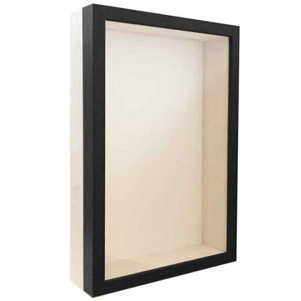 Unibox Bilderrahmen 13x18 cm | schwarz-weiß | Normalglas