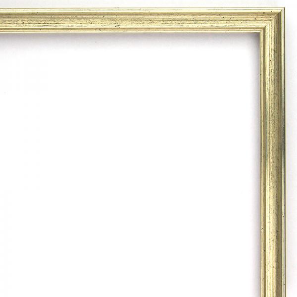 Barock Bilderrahmen Genf 21x29,7 cm (A4) | altsilber, patiniert | Normalglas
