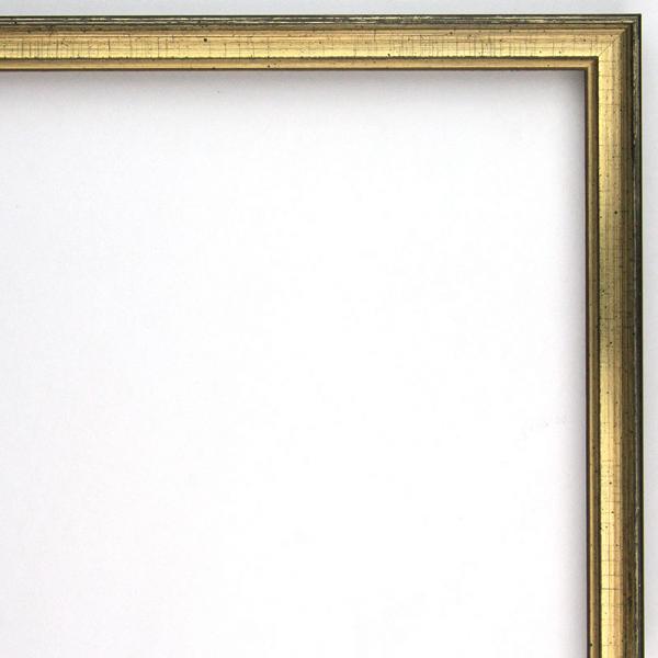 Barock Bilderrahmen Genf 30x40 cm | antiksilber, geritzt | Normalglas