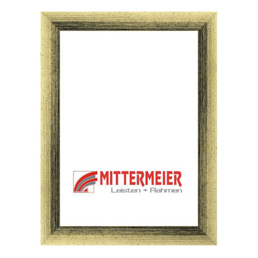 Holz Bilderrahmen Bellinzona 42,x59,4 cm (A2) | Crosshatch Gold | Normalglas