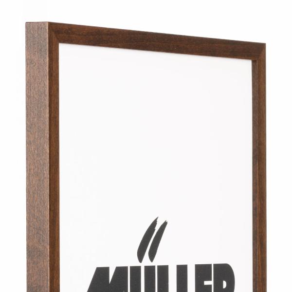 Holz Bilderrahmen Sachsen 18x24 cm | Wenge | Normalglas