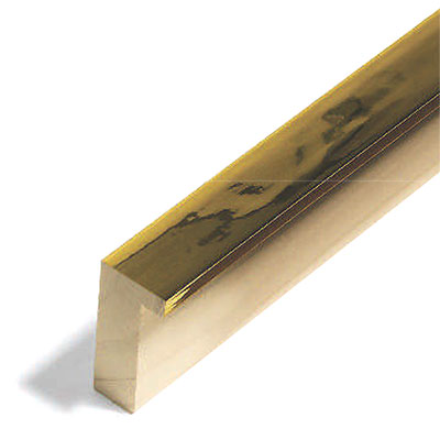 Holz Bilderrahmen Matrix 20x52 21x29,7 cm (A4) | Gold | Normalglas