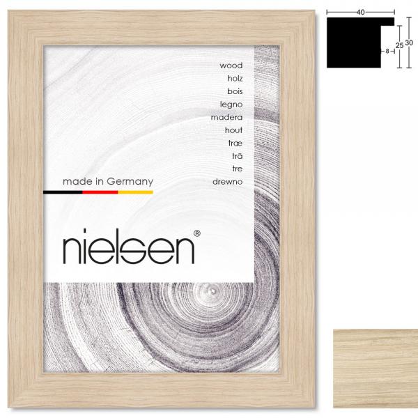 Holz Bilderrahmen Oakwoods 40x30 21x29,7 cm (A4) | Eiche | Normalglas