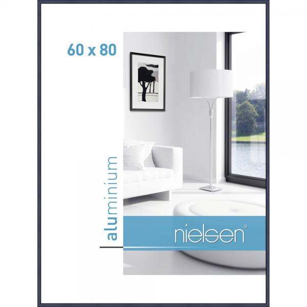 Alu Bilderrahmen Classic 60x80 cm | Blu | Normalglas