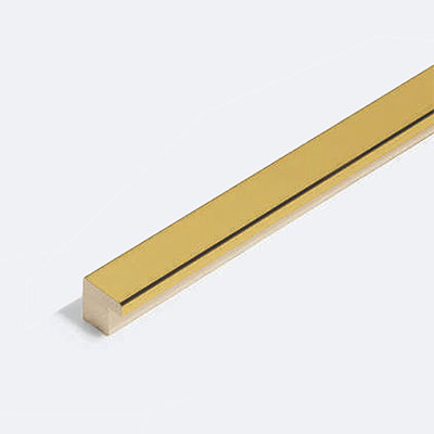 Holz Bilderrahmen Matrix 20x20 21x29,7 cm (A4) | Gold | Normalglas