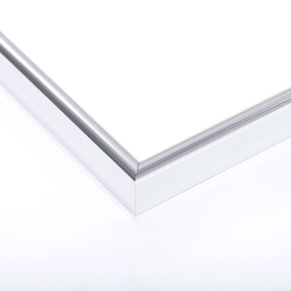 Alu Bilderrahmen Profil R 60x60 cm | silber | Normalglas