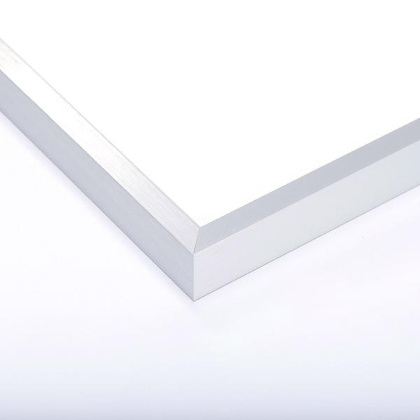 Alu Bilderrahmen Profil K 29,7x42 cm (A3) | silber matt | Normalglas