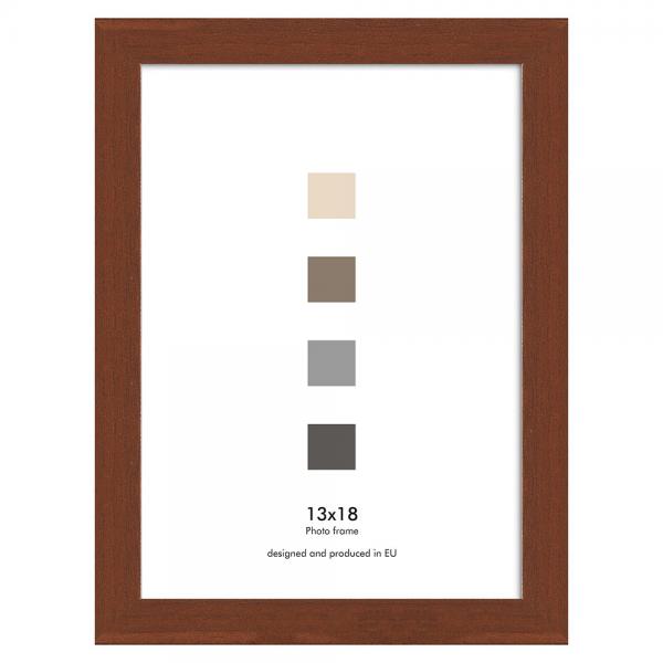 Holz Bilderrahmen Japan (MDF) 21x29,7 cm (A4) | hellbraun | Normalglas