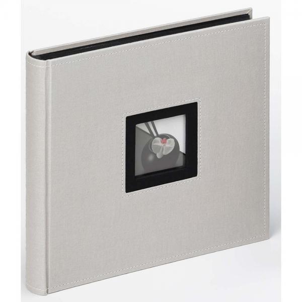 Fotoalbum Black & White zum Einkleben, 26x25 cm 26x25 cm | grau