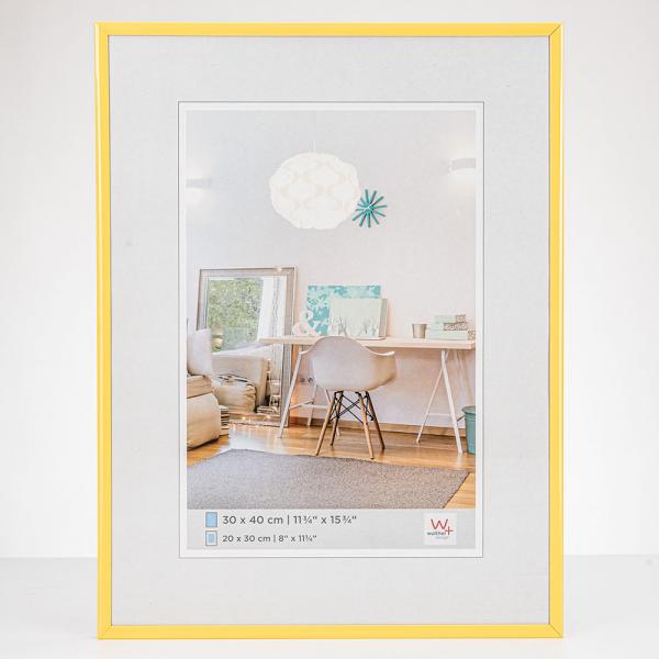 New Lifestyle Kunststoff Bilderrahmen 30x45 cm | Gelb | Normalglas