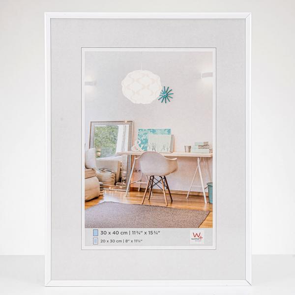 New Lifestyle Kunststoff Bilderrahmen 10x15 cm | Weiß | Normalglas