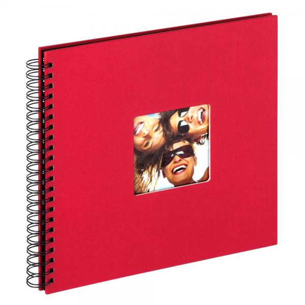 Spiralalbum Fun zum Einkleben, 30x30 cm 30x30 cm | rot