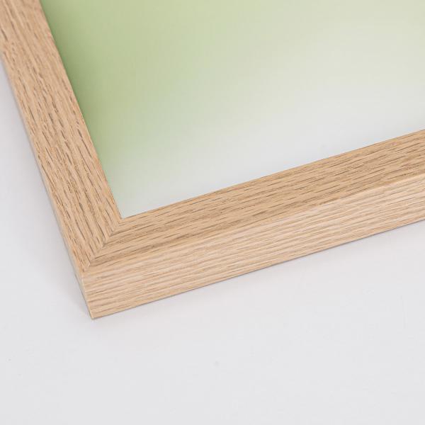 Holz Bilderrahmen Rhön 35x50 cm | Eiche | Normalglas