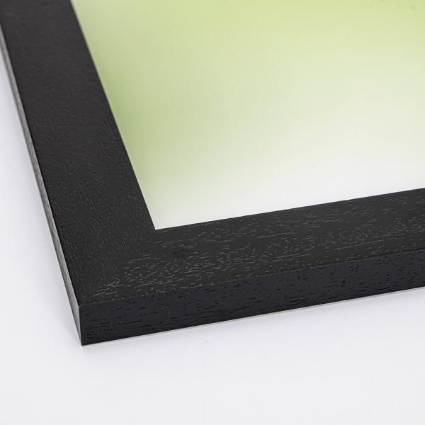 Holz Bilderrahmen Fläming 50x70 cm | Schwarz | Acrylglas