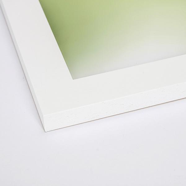 Holz Bilderrahmen Fläming 40x50 cm | Weiß | Normalglas