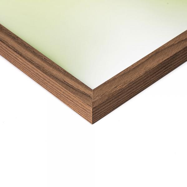 Holz Bilderrahmen Jasmund 9x9 cm | Esche dunkel | Normalglas