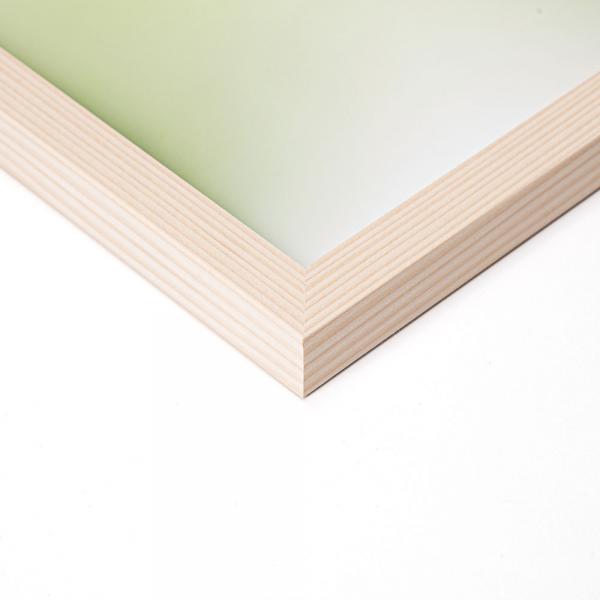 Holz Bilderrahmen Jasmund 40x40 cm | Fichte | Normalglas