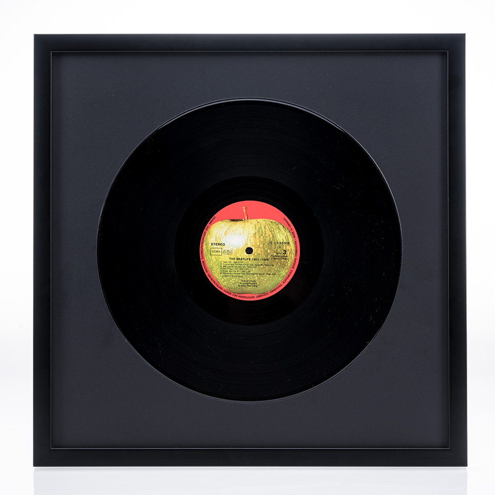 Holz-Bilderrahmen Figari für Vinyl-Schallplatten 